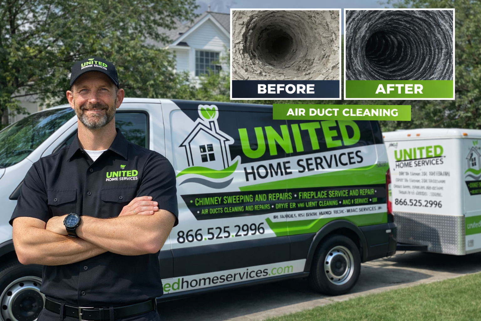 air duct cleaning tech